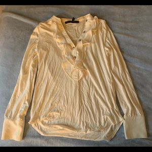 Used White House Black Market white blouse.
